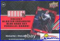 (10) 2023/24 Upper Deck Marvel Annual Trading Cards Factory Sealed Blaster Box