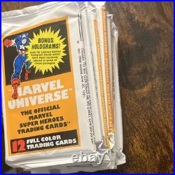 11 SEALED PACKS? 10 Cards each Marvel Universe 1990 Trading Cards