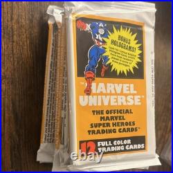 11 SEALED PACKS? 10 Cards each Marvel Universe 1990 Trading Cards