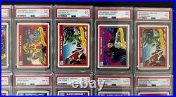 (15) PSA Graded Lot / 1990 Marvel Universe IRON MAN WOLVERINE THING PSA 10 9 8 7