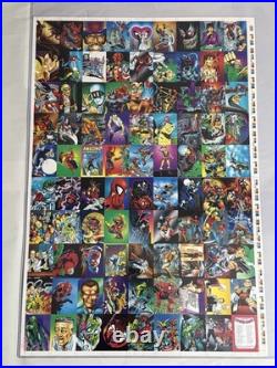 1962-1992 Comic Images SPIDER-MAN 30th Anniversary UNCUT SHEET Trading Card Set