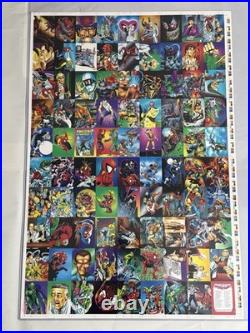 1962-1992 Comic Images SPIDER-MAN 30th Anniversary UNCUT SHEET Trading Card Set