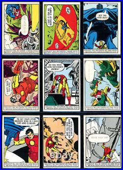 1966 Donruss Marvel Comics Super Comic Heros Near Complete 65/66 Card Set