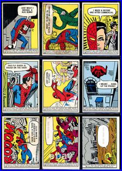 1966 Donruss Marvel Comics Super Comic Heros Near Complete 65/66 Card Set