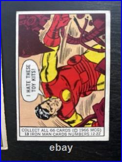 1966 Donruss Marvel MCG Super Heroes Trading 27 Card Lot High Grade Spider-ManRC
