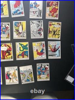 1966 Donruss Marvel MCG Super Heroes Trading 27 Card Lot High Grade Spider-ManRC