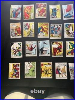 1966 Donruss Marvel MCG Super Heroes Trading 27 Card Lot High Grade Spider-ManRC