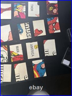 1966 Donruss Marvel MCG Super Heroes Trading 27 Card Lot High Grade Spider-ManRC