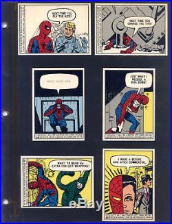 1966 Donruss Marvel Super-Hero Complete Card Set of 66 GD (Glued, but Look NM)