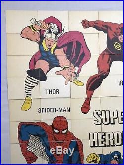 1966 Donruss Marvel Super Heroes Cards Complete Set + Extras, Box, Wrappers