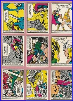 1966 Donruss Marvel Super Heroes Complete 66 Card Set