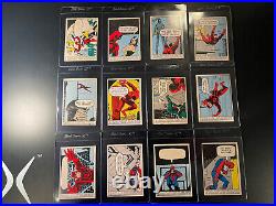 1966 Donruss Marvel Super Heroes Complete Set of 66 3 Graded By SGC