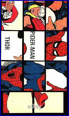 1966 Donruss Marvel Super Heroes Set 66 Ex-mt / Nm-mt + Hulk Variation Spiderman