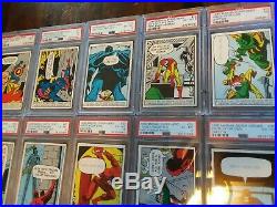 1966 donruss marvel super hero Cards PSA Lot X28