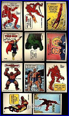1967 Philadelphia Marvel Super Heroes Sticker Set 55 Ex / Nm-mt Spider Man Thor