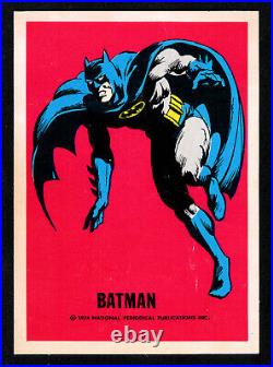 1974 Batman Wonder Bread National Periodical Publications DC Comics Card