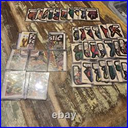 1975-1976 TOPPS MARVEL Comic Book Heroes Trading Cards Stickers Lot of 44 1975-1976 TOPPS MARVEL Comic Book Heroes Trading Cards Stickers Lot of 44