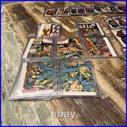 1975-1976 TOPPS MARVEL Comic Book Heroes Trading Cards Stickers Lot of 44 1975-1976 TOPPS MARVEL Comic Book Heroes Trading Cards Stickers Lot of 44