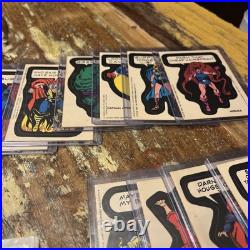 1975-1976 TOPPS MARVEL Comic Book Heroes Trading Cards Stickers Lot of 44 1975-1976 TOPPS MARVEL Comic Book Heroes Trading Cards Stickers Lot of 44