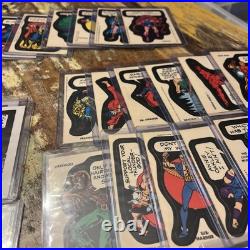 1975-1976 TOPPS MARVEL Comic Book Heroes Trading Cards Stickers Lot of 44 1975-1976 TOPPS MARVEL Comic Book Heroes Trading Cards Stickers Lot of 44