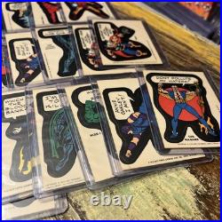 1975-1976 TOPPS MARVEL Comic Book Heroes Trading Cards Stickers Lot of 44 1975-1976 TOPPS MARVEL Comic Book Heroes Trading Cards Stickers Lot of 44