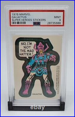 1976 Galactus Psa 9 Marvel Super Heroes Sticker