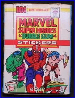 1976 Topps Marvel Super Heroes 36ct Wax Pack Box