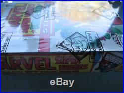 1976 Topps Marvel Super Heroes Box BBCE Authenticated Unopened 36 Wax Packs