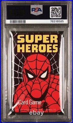 1977 Marvel Superheroes Ghost Rider Top Trumps Card Game Psa 9 Mint Pop 4 Rare