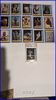 1977 Star Wars Vintage Wonder Bread Complete 16 Trading Card High Grade Set Mint