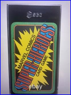 1978 Marvel Comics Super Heroes Card Game MILTON BRADLEY DR DOOM SGC 8! RARE