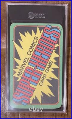 1978 Milton Bradley #13 Black Panther Marvel Super Heroes Card Game Sgc 8 Nm-mt