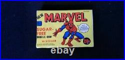 1978 Topps Marvel Comics Sealed Unopened Sugar-Free Bubble Gum Box Spiderman