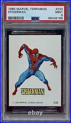 1980 Marvel Terrabusi #232 Spider-Man PSA 9? RARE