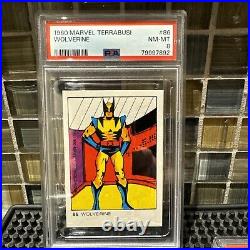 1980 Marvel Terrabusi #86 Wolverine PSA 8 ROOKIE CARD