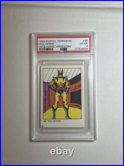 1980 Marvel Terrabusi Argentina #86 Wolverine Psa 4
