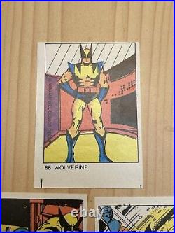 1980 Marvel Terrabusi Lot Wolverine RC Rookie Cards Argentina Variant Rare