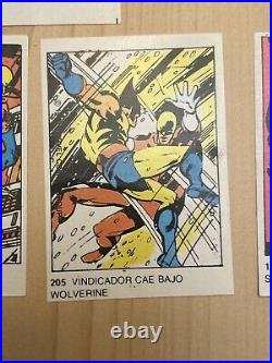 1980 Marvel Terrabusi Lot Wolverine RC Rookie Cards Argentina Variant Rare