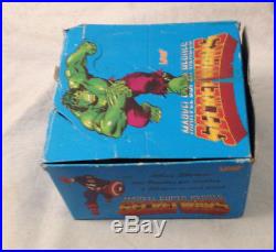 1984 Leaf Marvel Secret Wars Box Of Album Stickers