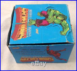 1984 Leaf Marvel Secret Wars Box Of Album Stickers