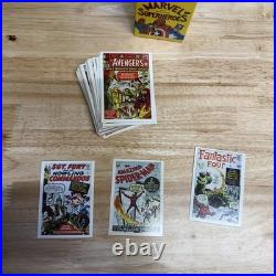 1984 Marvel Superheroes First Issue Covers Trading Cards Complete Set NM+