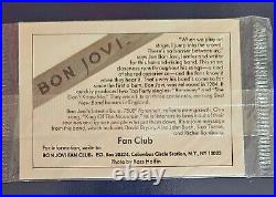 1985 Wonder Bread Bon Jovi Card Still in Original Packaging