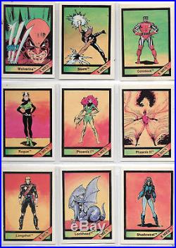 1987 Comic Images MARVEL UNIVERSE 1 NM-MT Complete Set 1-90 in Plastic Pages