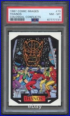 1987 Cosmic Images Thanos Rookie PSA 8