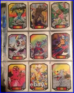 1987 Marvel Universe Series 2 Colossal Conflicts Complete Comic Trading Card Set