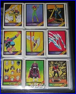 1987 Marvel Unviese Series 1 Trading Card Set of 90 Cards SUPER RARE NM+