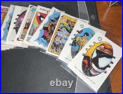1988 Marvel Comic Images Trading Card Complete Set. Spiderman 1-50 MINT