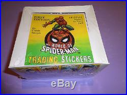 1988 Marvel First Edition The World Of Spider-man Factory Sealed Box Vintage