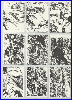1989 Best of John Byrne (Comic Images) FULL SET of 45 Base Cards (1-45/Header)