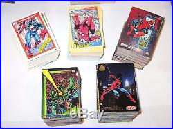1990, 1991, 1992, 1993, 1994, Marvel Universe Complete 5 Card Sets! + Free